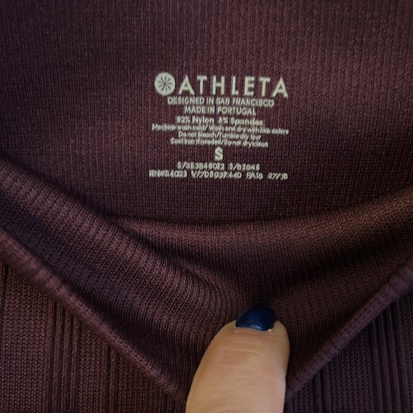 Athleta Halasana Seamless Leggings Aubergine - Picture 6 of 8
